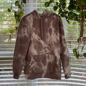 Tie Dye Draw String Hoodie
